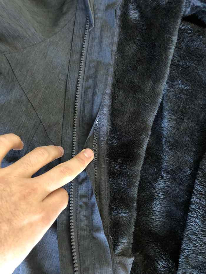 3-in-1 jacket inside zipper 3-in-1 jacket inside zipper
