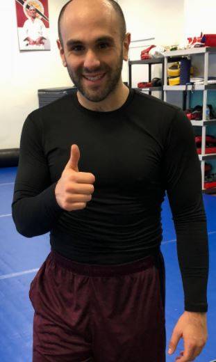 me wearing tesla wintergear during kickboxing me wearing tesla wintergear during kickboxing