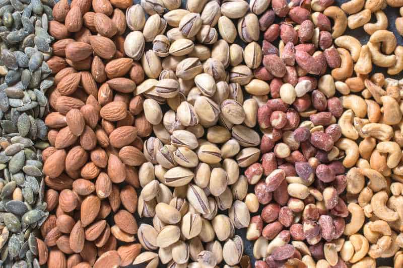 assorted nuts and seeds assorted nuts and seeds
